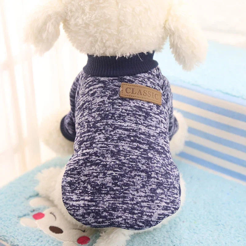 Dog Clothes for Small Dogs Soft Pet Dog Sweater Clothing for Dog Winter Chihuahua Clothes Classic Pet Outfit  Small Dog Clothes