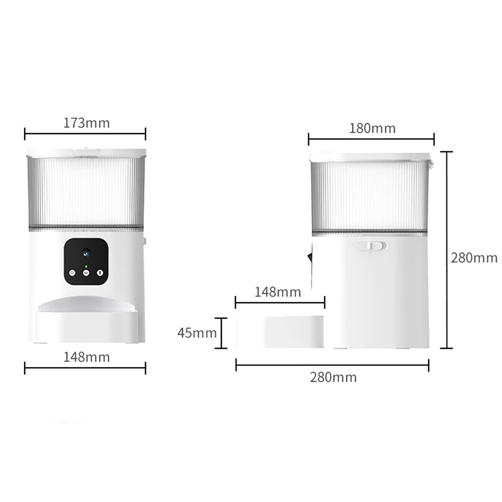 3L Camera Video APP Automatic Pet Feeder Smart Food Dispenser For Cats Dogs Timer Bowl Auto Dry Food Pet Feeding Pet Supplies