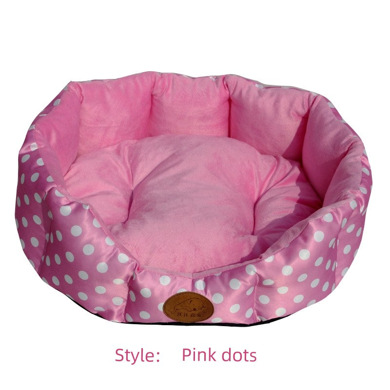 Kennel Pet Bed Removable and Washable All Year Round Neutral Warm Cattery Pad Pet Bed Pet Bed Two Sizes All Year Round Pet Bed Teddy