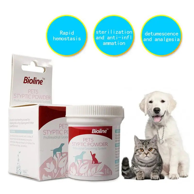 Pet Styptic Powder Dogs And Cats Anti Inflammation Analgesia Powder Pet Medical Supplies