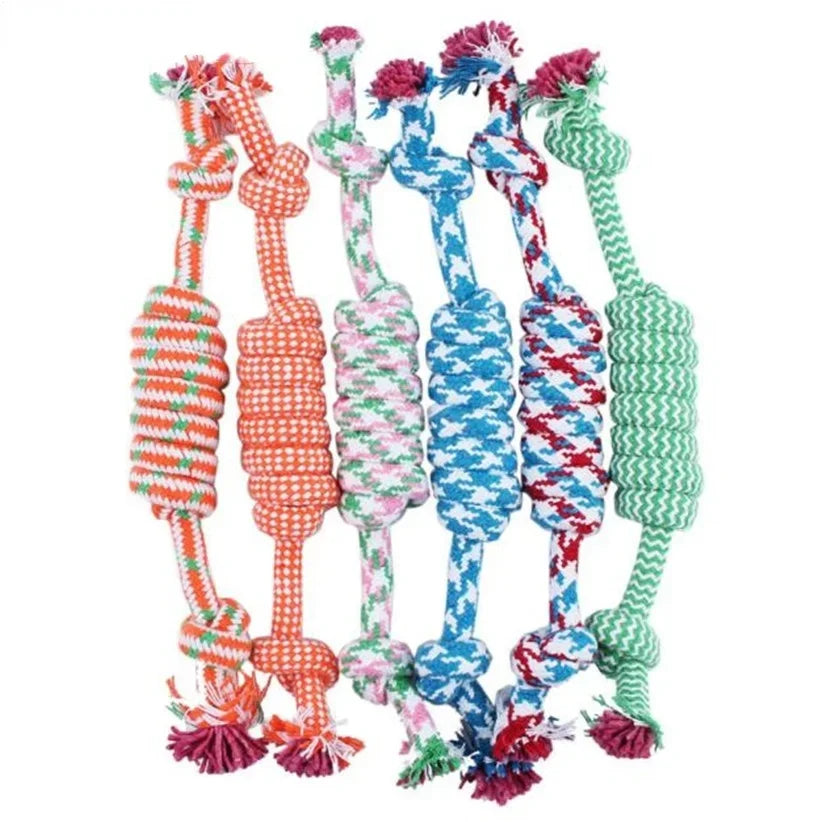 Pet Supplies Dog Rope Chew Toy Outdoor Training Fun Playing Cat Dogs Toys for Large Small Dog Durable Braided Rope Toy