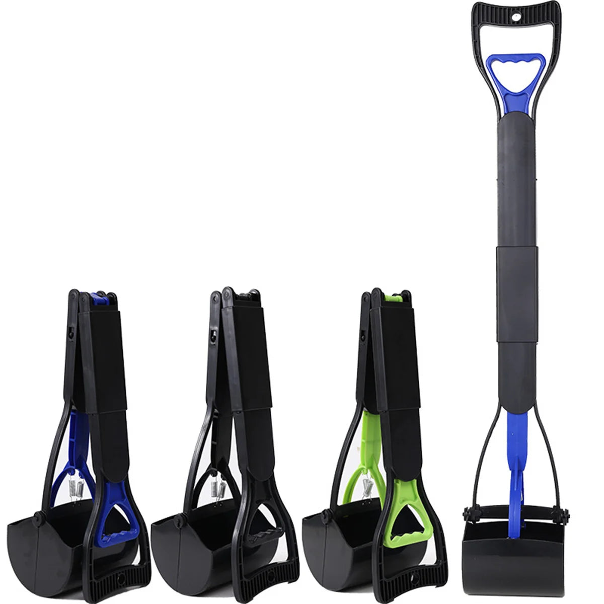 1set Pet Pooper Scooper Dogs Shit Clip Long Handle Scooper Jaw Poop Scoop Shovel Pick Up Animal Waste Picker Pet Outdoor Cleanin