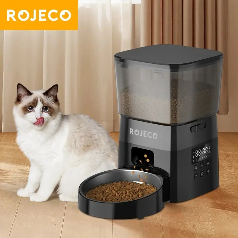 ROJECO Automatic Pet Feeder Button Version Auto Cat Food Dispenser Acc
SPECIFICATIONS
Brand Name: ROJECO
Time Setting: Yes
Power Source: CHARGE
Type: cats
Material: Plastic
Origin: Mainland China
Max Output: 200g
Min Output: 50g
With WShopDoggieworksShopDoggieworksROJECO Automatic Pet Feeder Button Version Auto Cat Food Dispenser Accessories Smart Control Pet Feeder