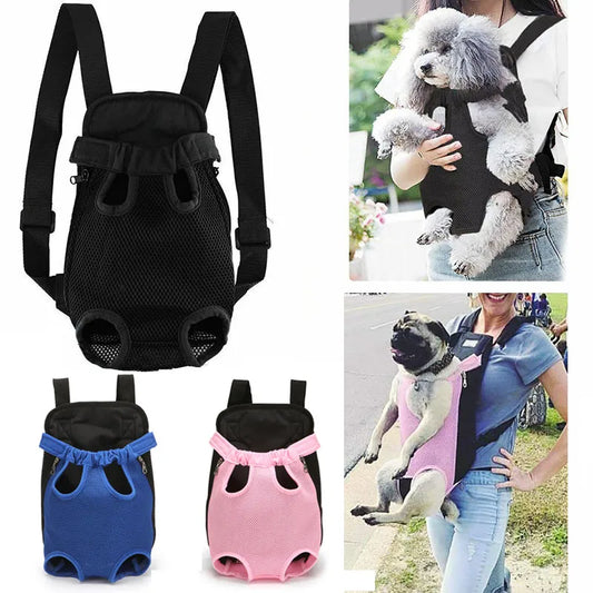 Dog Bag Breathable Mesh Pet Backpack Carrier for Small Dogs & Cats Chihuahua-Friendly Outdoor Travel Shoulder Bag Perros Bag