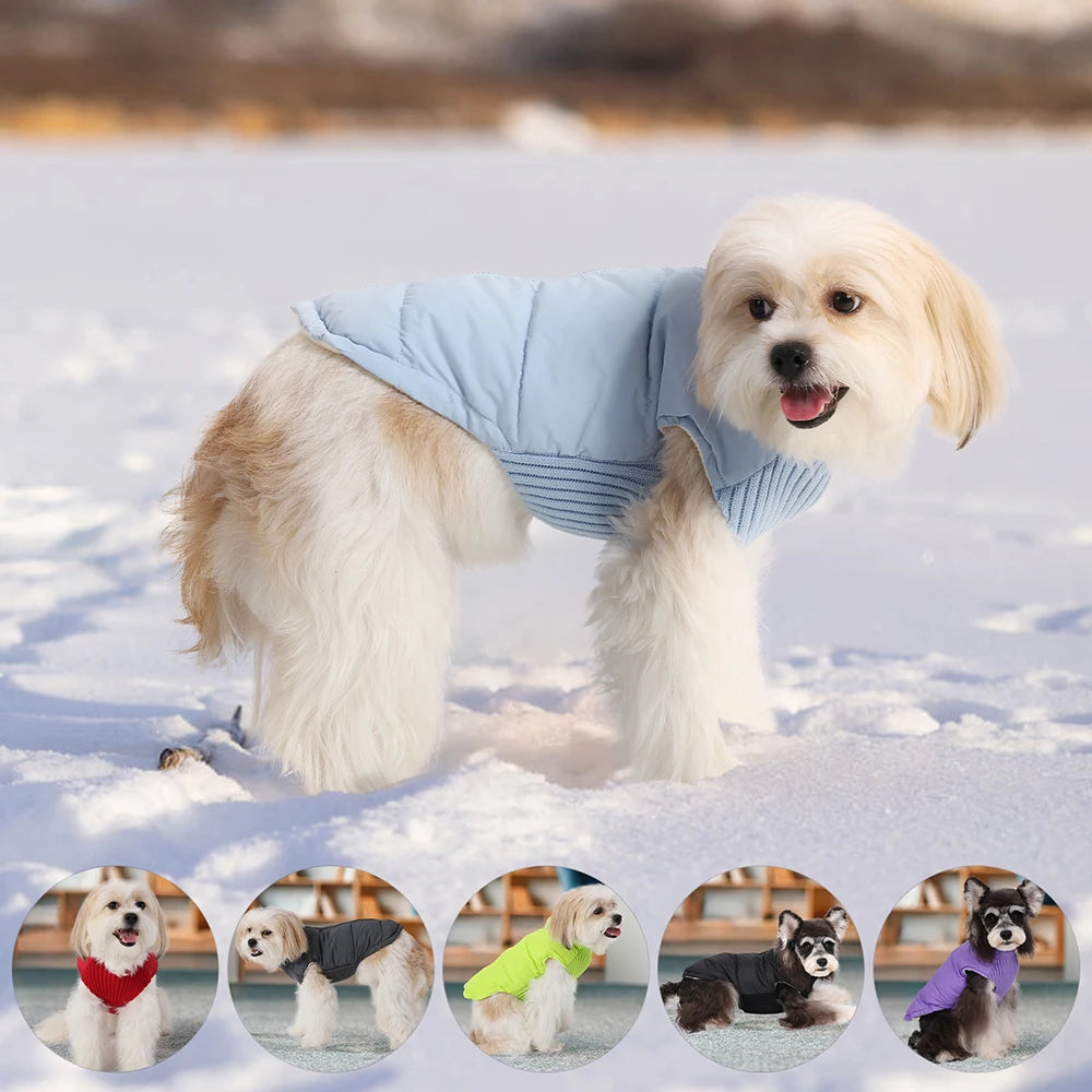 Winter Dog Clothes For Small Dog Warm Pet Dog Coat Jacket Windproof Padded Clothes Puppy Outfit Vest Yorkie Chihuahua Clothing