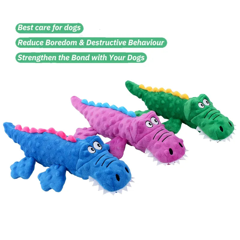 Soft Plush Pet Dog Squeaky Chew Toys Stuffed Crocodile for Small LargeSPECIFICATIONSBrand Name: NoEnName_NullOrigin: Mainland ChinaToys Type: Plush ToysIs Smart Device: noMaterial: FleeceType: DogsSet Type: noStyle: CrocodileChoice: yeShopDoggieworksShopDoggieworksSoft Plush Pet Dog Squeaky Chew Toys Stuffed Crocodile