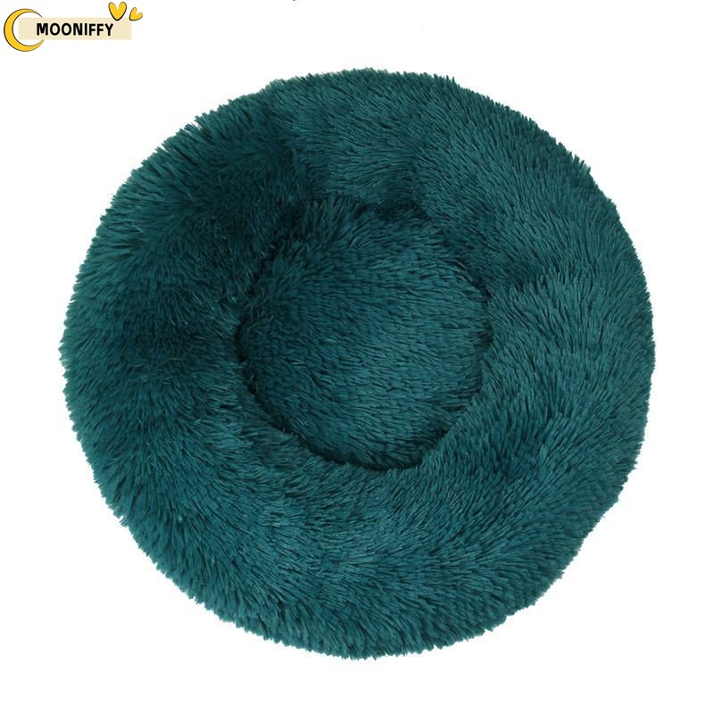 pet dog bed comfortable donut round dog kennel ultra soft washable dog