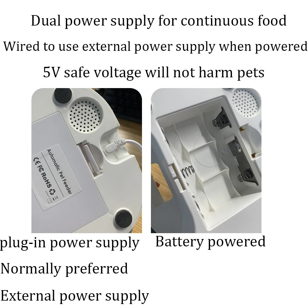 3L Camera Video APP Automatic Pet Feeder Smart Food Dispenser For Cats Dogs Timer Bowl Auto Dry Food Pet Feeding Pet Supplies