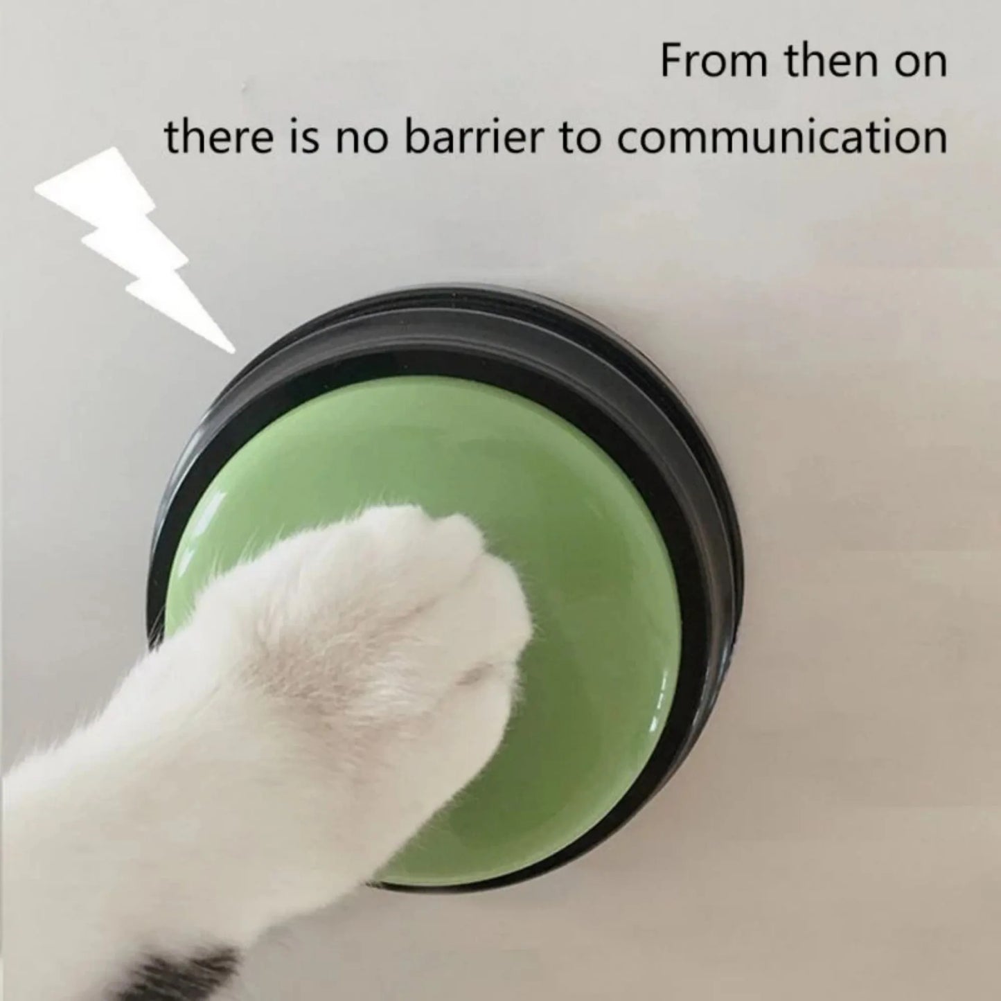 Dog Communication Buttons Voice Recording Button for Pet Training Buzzer 30 Second Record Playback Funny Gift for Talking