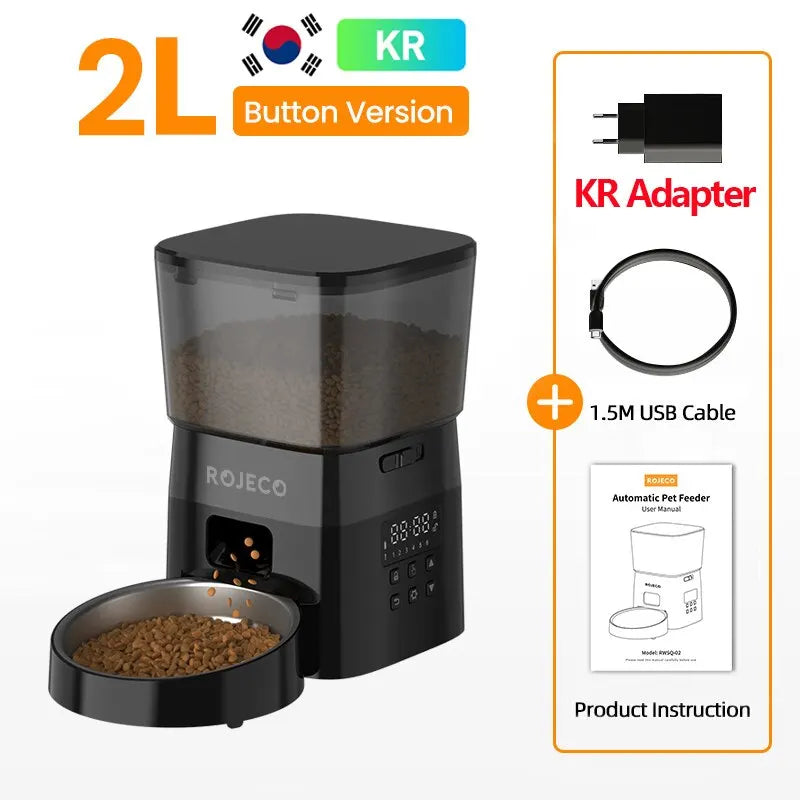 ROJECO Automatic Pet Feeder Button Version Auto Cat Food Dispenser Acc
SPECIFICATIONS
Brand Name: ROJECO
Time Setting: Yes
Power Source: CHARGE
Type: cats
Material: Plastic
Origin: Mainland China
Max Output: 200g
Min Output: 50g
With WShopDoggieworksShopDoggieworksROJECO Automatic Pet Feeder Button Version Auto Cat Food Dispenser Accessories Smart Control Pet Feeder