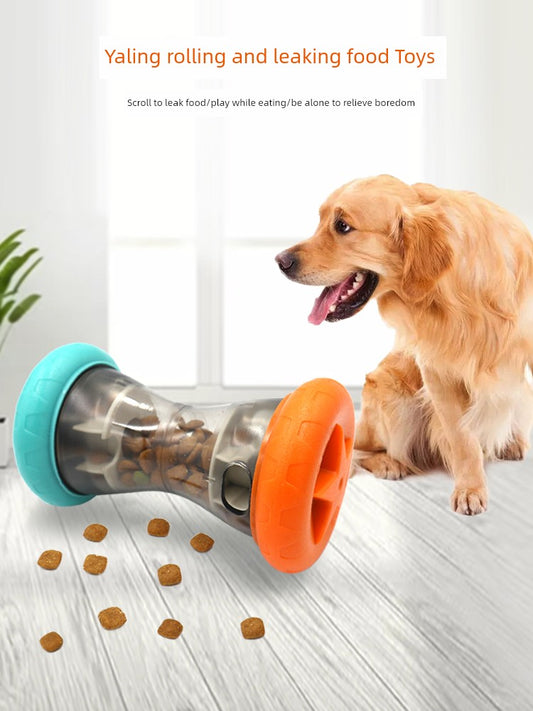 Dog Puzzle Food Dropping Ball Toy Food Hiding Swing Relieving Stuffy Tumbler Pet Training Intelligence Supplies Separation Anxiety