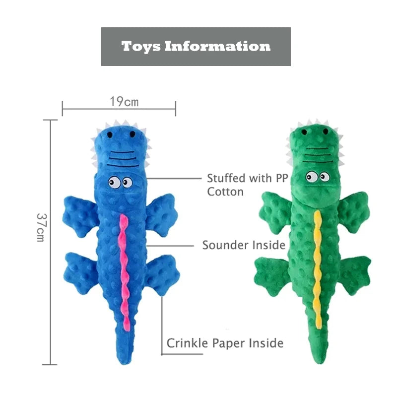 Soft Plush Pet Dog Squeaky Chew Toys Stuffed Crocodile for Small LargeSPECIFICATIONSBrand Name: NoEnName_NullOrigin: Mainland ChinaToys Type: Plush ToysIs Smart Device: noMaterial: FleeceType: DogsSet Type: noStyle: CrocodileChoice: yeShopDoggieworksShopDoggieworksSoft Plush Pet Dog Squeaky Chew Toys Stuffed Crocodile