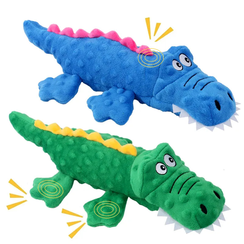 Soft Plush Pet Dog Squeaky Chew Toys Stuffed Crocodile for Small LargeSPECIFICATIONSBrand Name: NoEnName_NullOrigin: Mainland ChinaToys Type: Plush ToysIs Smart Device: noMaterial: FleeceType: DogsSet Type: noStyle: CrocodileChoice: yeShopDoggieworksShopDoggieworksSoft Plush Pet Dog Squeaky Chew Toys Stuffed Crocodile