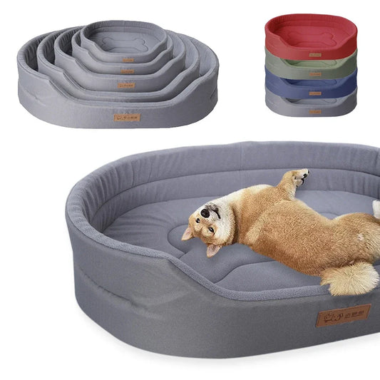 Medium Dog Bed Wear-resistant Dog Sofa Bed Oxford Cloth Waterproof and Anti-urine Dual-Purpose Inner Pad Washable Pet Cat House