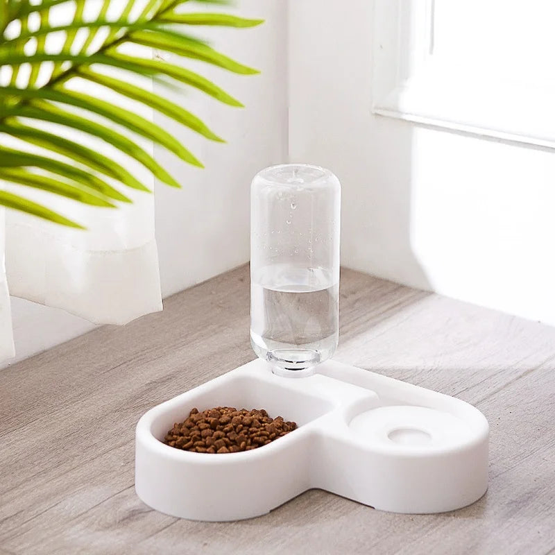 New Corner Dog Bowl Pet Automatic Feeder Dog Cat Drinking Bowl for Dog Water Drinking Cat Feeding Large Capacity Dispenser Pet