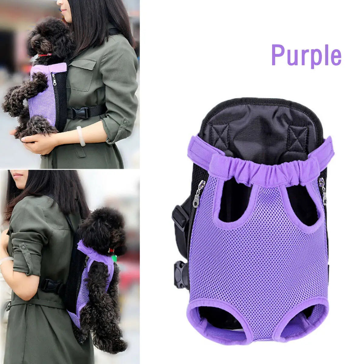 Pet Dog Carrier Backpack Mesh Dog Carriers Bag Breathable Portable Pet Dog Carrier Adjustable Mesh Dogs Strap Backpack