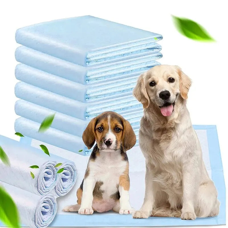 Disposable Pet Diapers Super Absorbent Thick Pee Pads Quickdry Urine Nappy Cats Dog Leakproof Mat Deodorant Pet Housebreakings