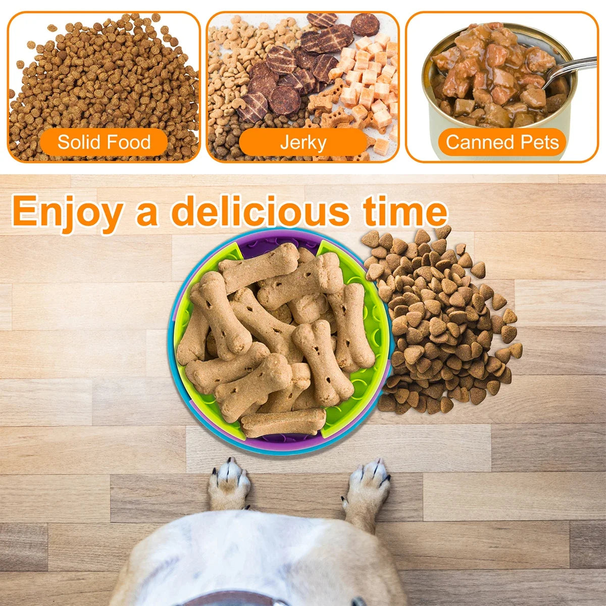 Pet Slow Food Bowl 3-Layers Puzzle Puppy Choke-proof Non-slip Feeder RSPECIFICATIONSBrand Name: NoEnName_NullItem Type: Slow FeederOrigin: Mainland ChinaType: DogsMaterial: PlasticApplicable Dog Breed: UniversalChoice: yes
Features:[HiShopDoggieworksShopDoggieworksPet Slow Food Bowl 3-Layers Puzzle Puppy Choke-proof