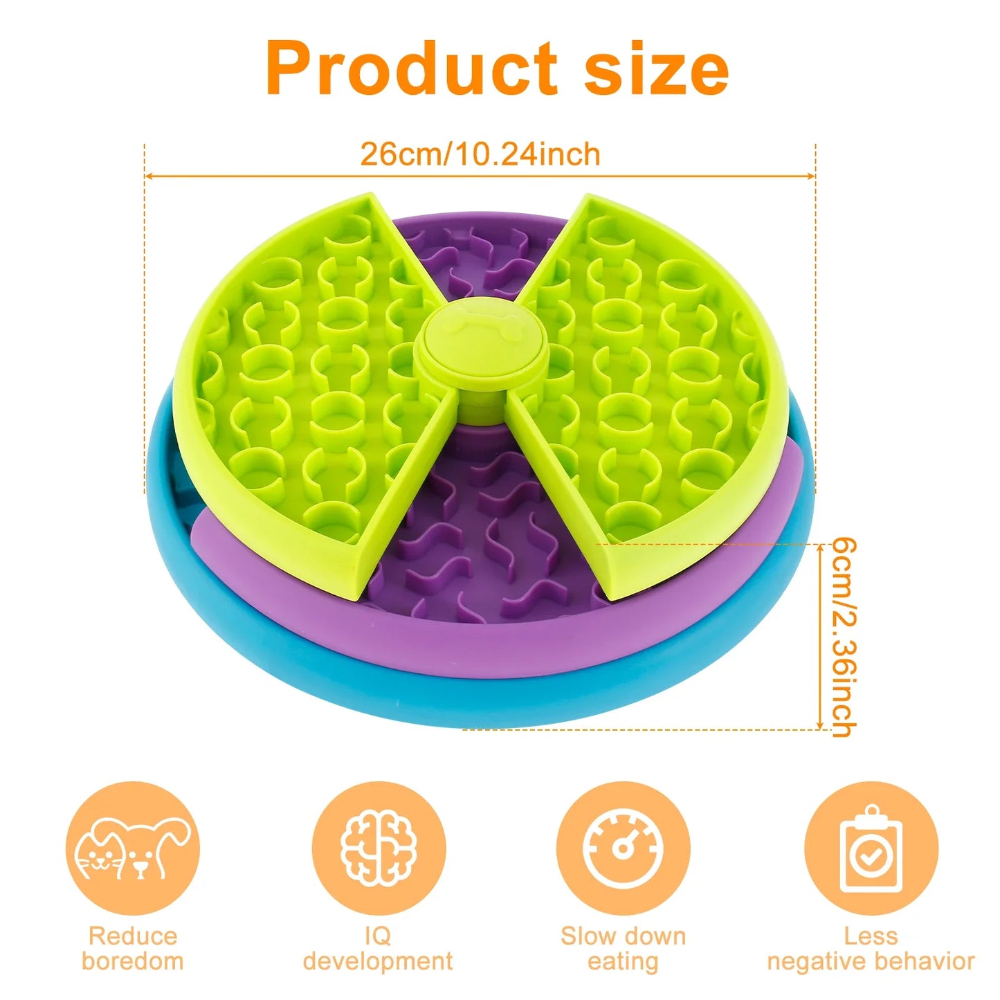 Pet Slow Food Bowl 3-Layers Puzzle Puppy Choke-proof Non-slip Feeder RSPECIFICATIONSBrand Name: NoEnName_NullItem Type: Slow FeederOrigin: Mainland ChinaType: DogsMaterial: PlasticApplicable Dog Breed: UniversalChoice: yes
Features:[HiShopDoggieworksShopDoggieworksPet Slow Food Bowl 3-Layers Puzzle Puppy Choke-proof