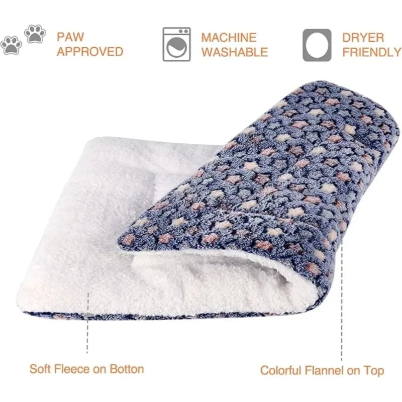 XS-3XL Warm Soft Pet Bed Mats Plush Pet Sleeping Mat for Dog Bed for Small Large Dogs Blanket Cat Bed  Warm Cat Mat Cushion