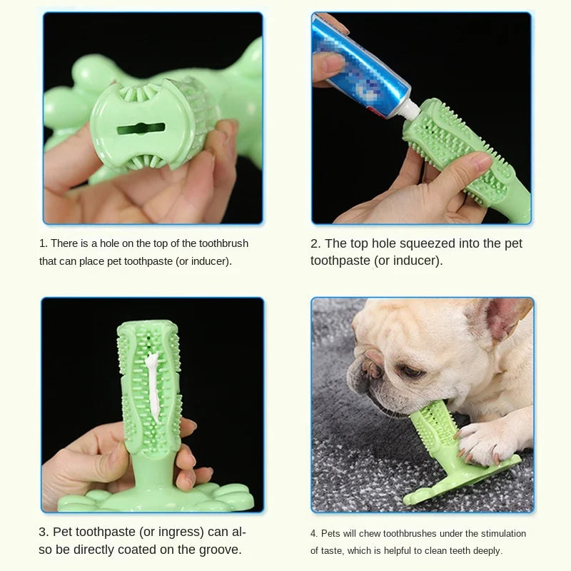 Dog Toys Bite-resistant Teeth Grinding Chewing Gum Bad Breath Brushing Supplies Medium and Large Dogs Teeth Oral Cleaning Toys