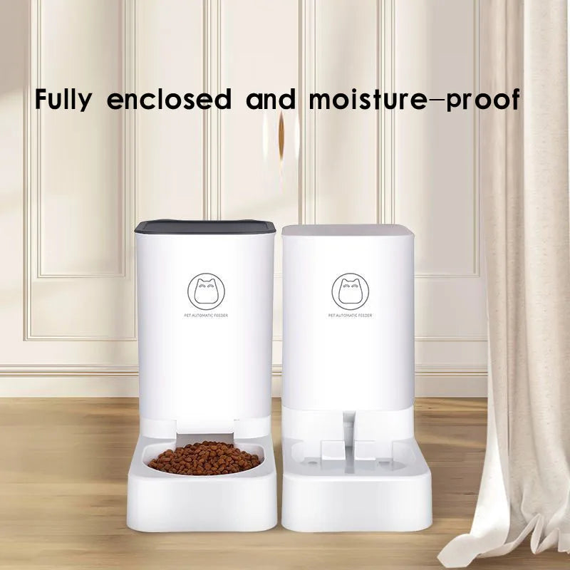 Automatic pet feeder, integrated cat and dog water dispenser, cat food and dog food automatic feeder, cat water dispenser