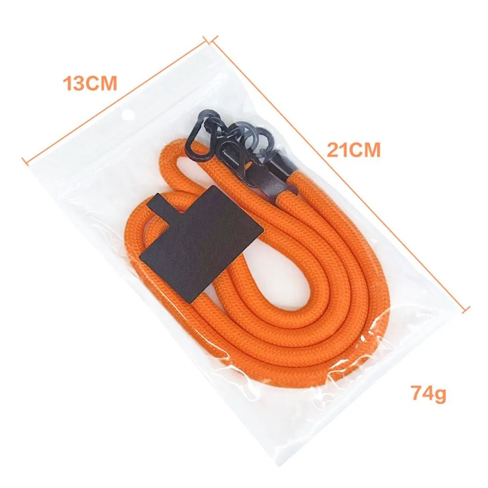 Universal Crossbody Phone Lanyards with Patch Adjustable Mobile Phone Strap Lanyard Neck Rope for Cell Phone Hanging Cord Strap