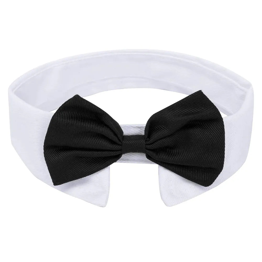 Adjustable Dog Cat Bowtie Formal Pet Bow Tie Collar Wedding Neck Tie fSPECIFICATIONSBrand Name: NoEnName_NullItem Type: Tie &amp; Bow TieOrigin: Mainland ChinaCN: ZhejiangMaterial: 100% CottonSet Type: noType: catsS size: neck 25-30cmLShopDoggieworksShopDoggieworksAdjustable Dog Cat Bowtie Formal Pet Bow Tie Collar Wedding Neck Tie