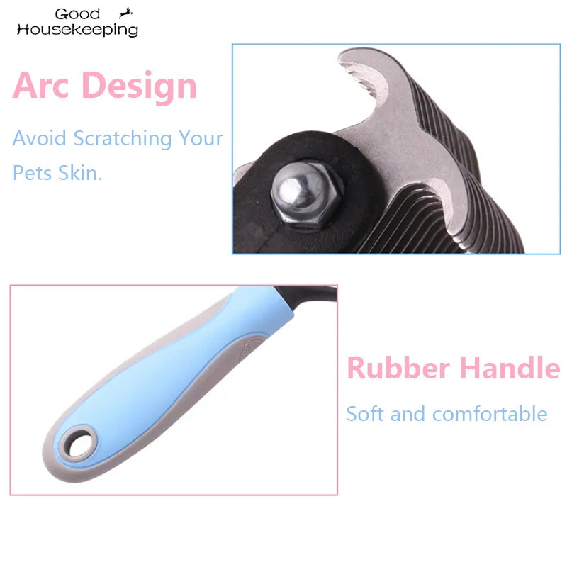 Pets Fur Knot Cutter Dog Grooming Shedding Tools Pet Cat Hair Removal Comb Brush Double sided Pet Products Suppliers