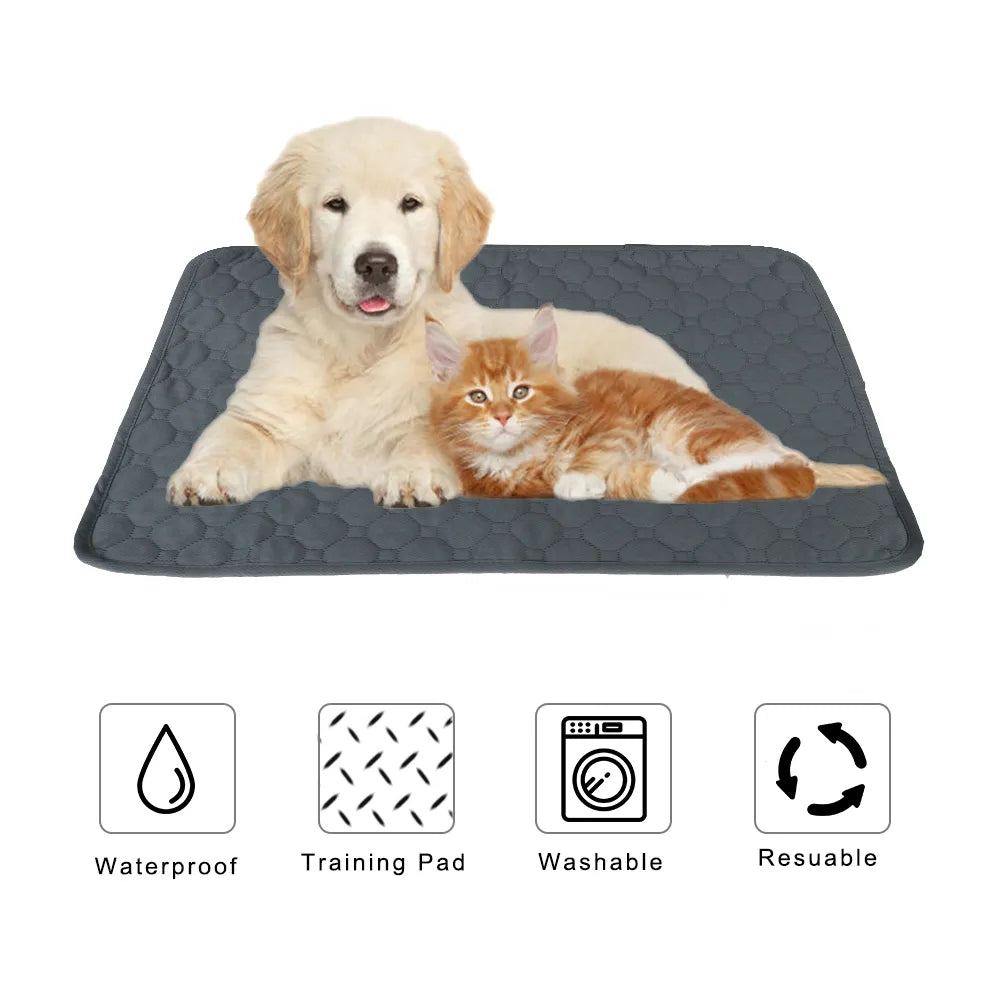 Reusable Training Pad Dog Pet Diaper Mat Waterproof Car Seat Cover Urine Absorbent Washable Pet accessories