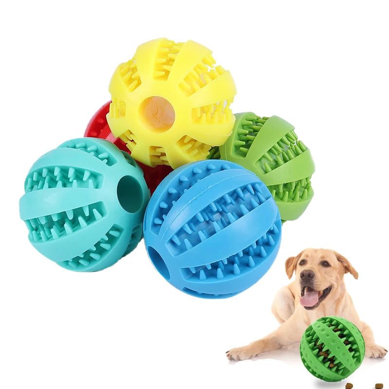 Toys for Dogs Rubber Dog Ball for Puppy Funny Dog Toys for Pet Puppies Large Dogs Tooth Cleaning Snack Ball Toy for Pet Products