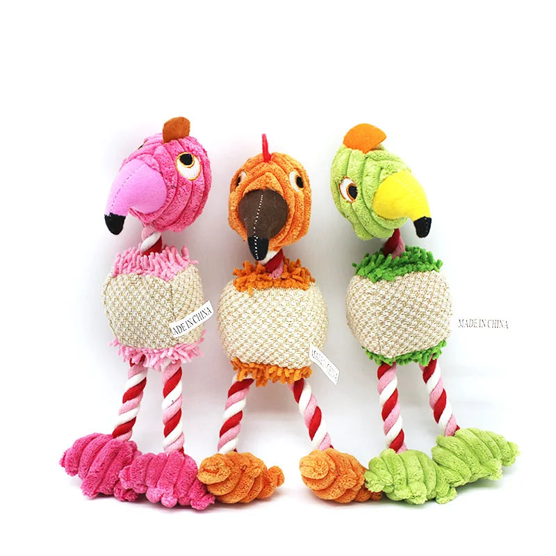 Funny Pet Toy Animals Shape Chew Toys For Dogs Squeaker Puppy Squeak Molar Dog Toy Interactive Training Dog Accessories