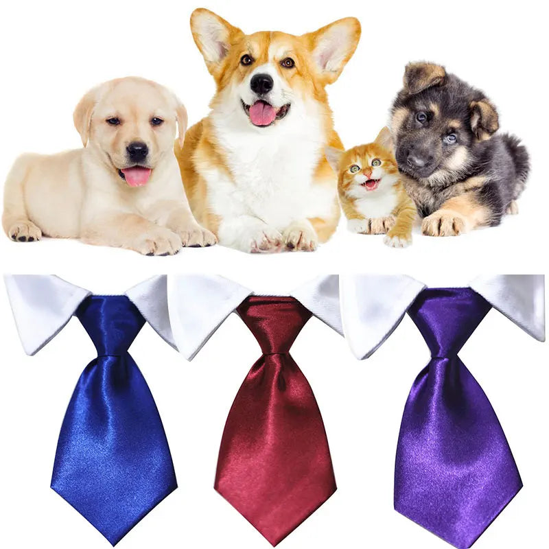 Pet Formal Necktie Pet Tie Dog Cat Fake Collar Tuxedo Bow Tie Cute AdjSPECIFICATIONSBrand Name: NoEnName_NullMaterial: ClothOrigin: Mainland ChinaCN: AnhuiItem Type: Tie &amp; Bow TieSet Type: noType: Dogstype 1: dog tietype 2: dog tuxShopDoggieworksShopDoggieworksPet Formal Necktie Pet Tie Dog Cat Fake Collar Tuxedo Bow Tie Cute Adjustable Solid Corbata Perro