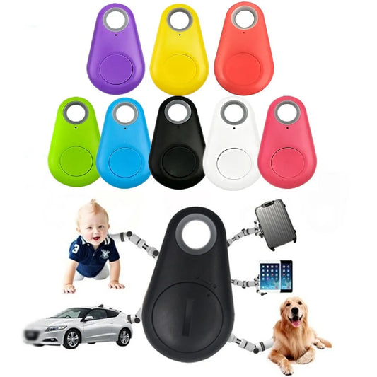 Mini Fashion Smart Dog Pets Bluetooth 4.0 GPS Tracker Anti-lost Alarm Tag Wireless Child Bag Wallet Key Finder Locator