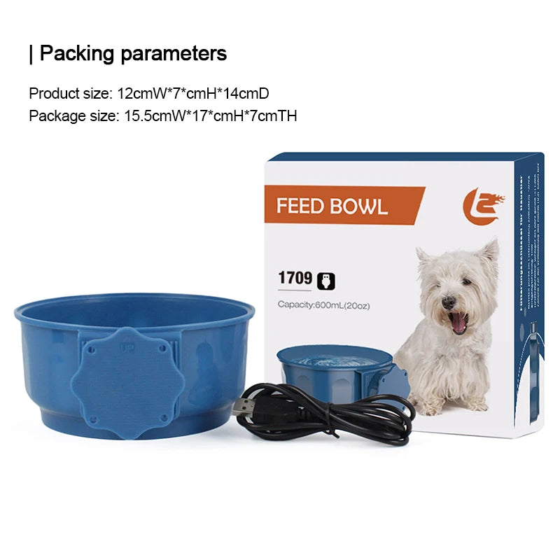 Dog Cage Bowl Heated Winter Safe Thermal Pet Hanging Bowl for Small MeSPECIFICATIONSBrand Name: NoEnName_NullItem Type: BowlsOrigin: Mainland ChinaType: DogsMaterial: PlasticVolume: 600mLApplicable Dog Breed: Universal



Winter HeatedShopDoggieworksShopDoggieworksSmall Medium Large Dogs Feeder Water Food Cat Bowl Pet Supplies