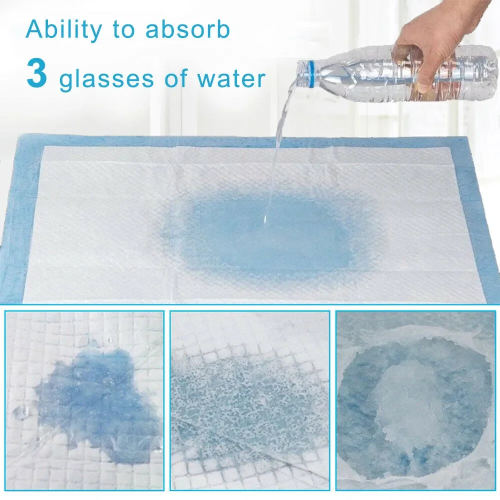 120Pcs 33*45cm Super Absorbent Dog Cat Disposable Diaper Deodorant Puppy Pet Urine Diaper Pad Mat Cat Litter Toilet Dog Products