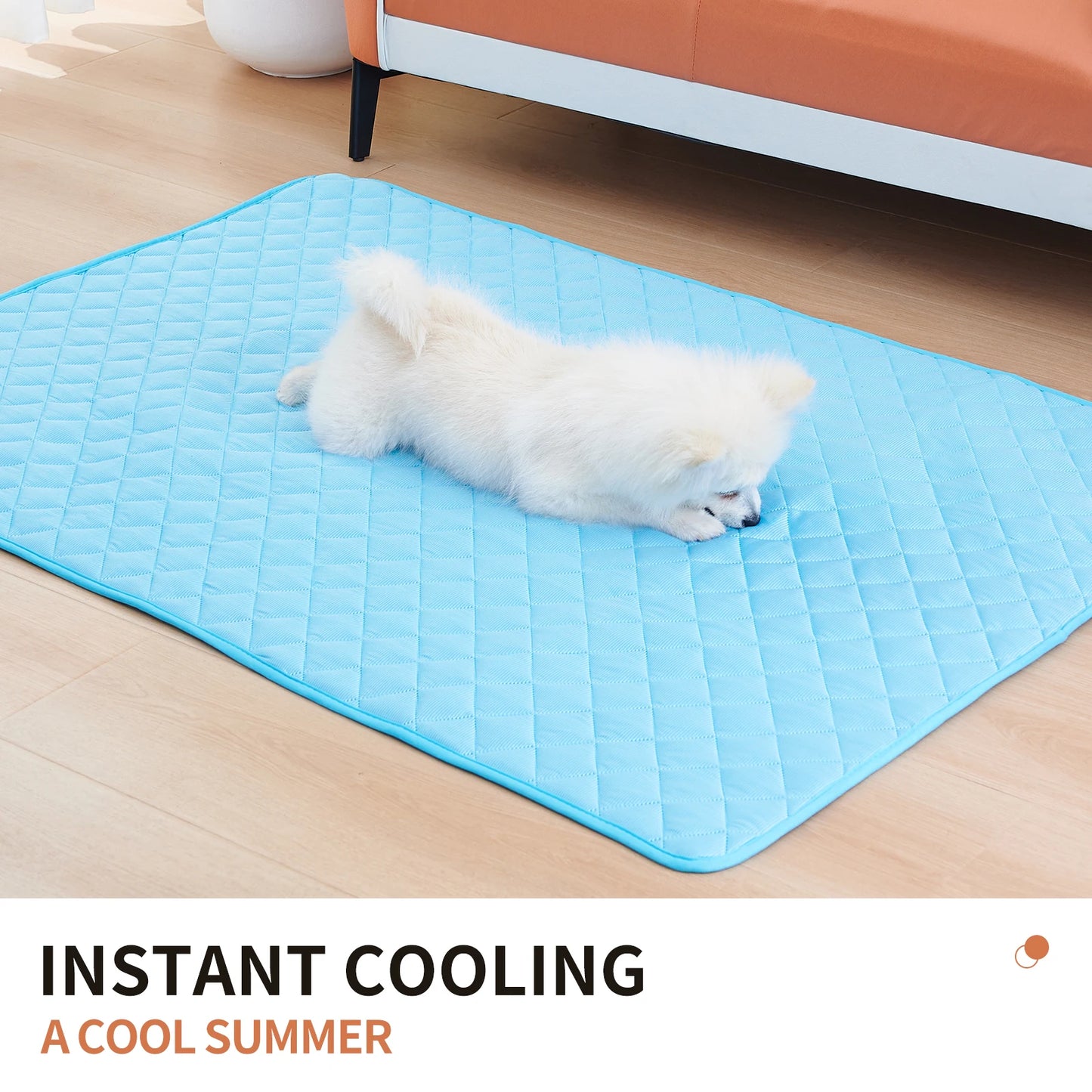 Dog Cooling Bed Mat Summer Pet Pad Mats For Dogs Cat Blanket Sofa Breathable Washable 8 Size for Small Medium Large Dogs Puppy