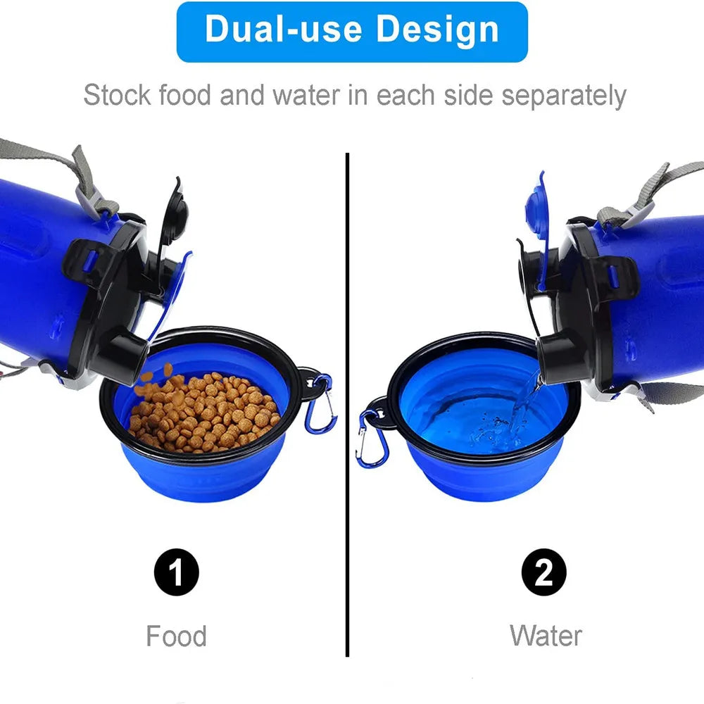 Dog Travel Water Bottle Collapsible Bowls 2 in 1 Pet Food Container wiSPECIFICATIONSBrand Name: NoEnName_NullItem Type: Travel BowlsOrigin: Mainland ChinaType: DogsMaterial: PlasticVolume: 250gVolume: 250mlApplicable Dog Breed: UniversShopDoggieworksShopDoggieworksDog Travel Water Bottle Collapsible Bowls 2