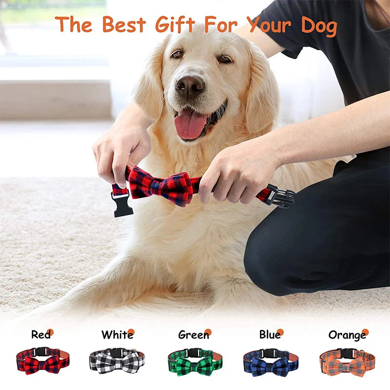 Dog Bow Tie Plaid Dog Collar Cat Bowtie Adjustable Soft Pet Bowknot NeSPECIFICATIONSBrand Name: LDLCType: CollarsCollar Type: Basic CollarsMaterial: LeatherOrigin: Mainland ChinaPattern: PrintFeature: BreakawayFeature: Quick ReleaseTypShopDoggieworksShopDoggieworksDog Bow Tie Plaid Dog Collar Cat Bowtie Adjustable Soft Pet Bowknot Necklace