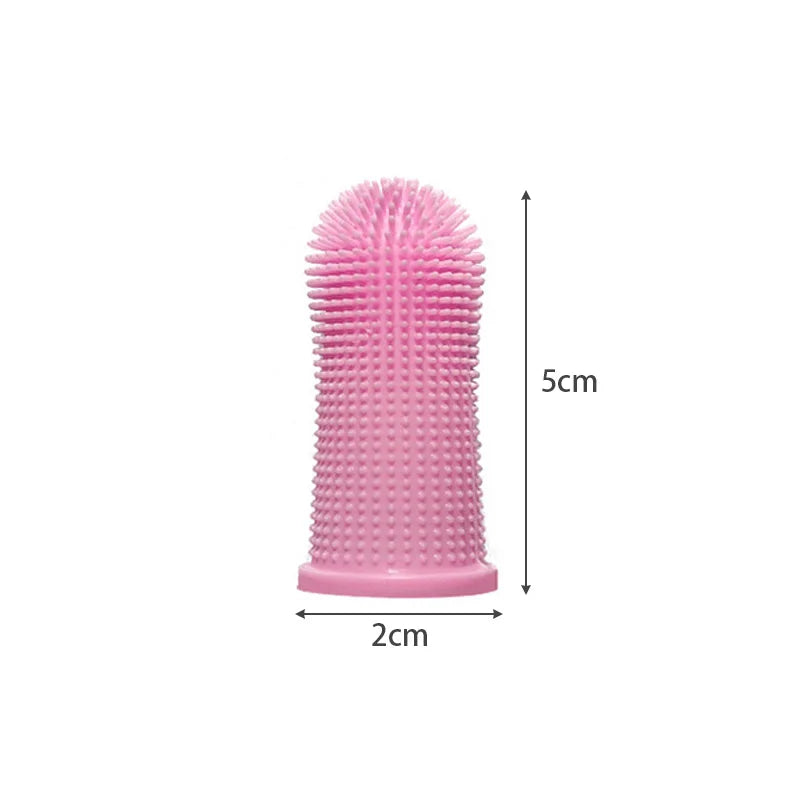 Soft Silicone Pet Dog Finger Toothbrush Pet Teeth Oral Cleaning Brush Pet Bad Breath Tartar Teeth Care Tool Dog Accessories