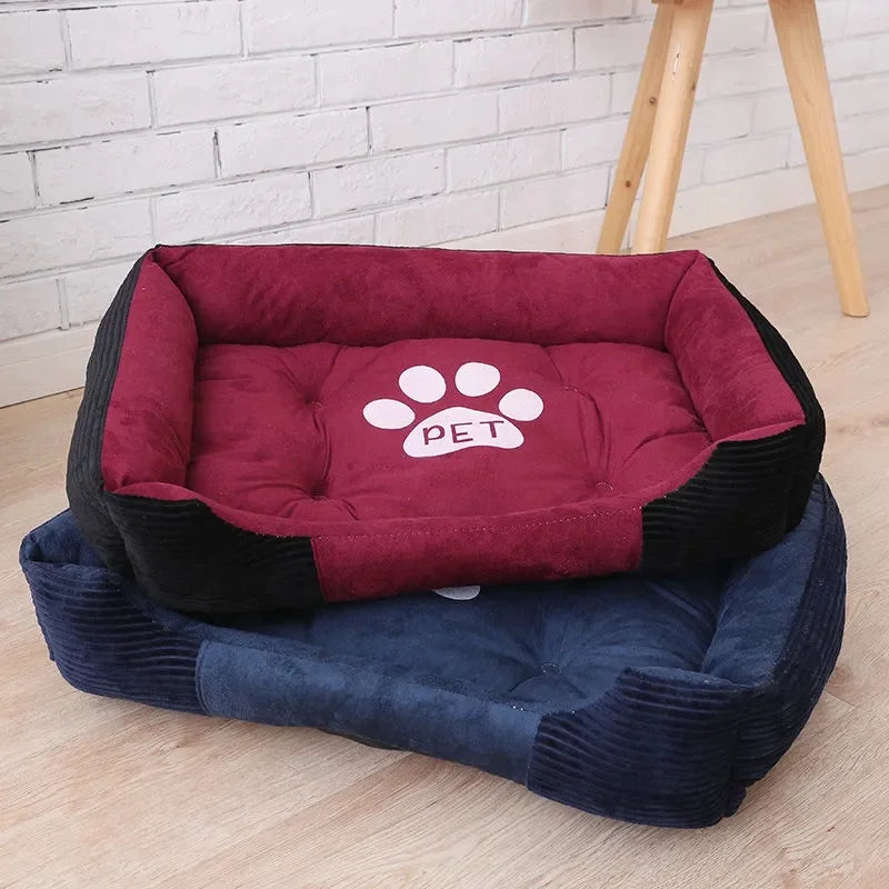 Small Large Dog Pet Cat Sofa BedCat Dog Bed Sofa Set Puppy Sleep Cushion Dog Cat Soft Plush Kennel Mat Pad