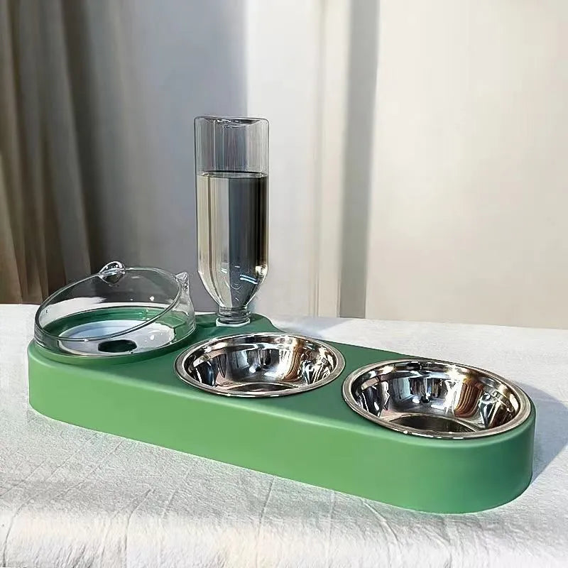 New Dog Bowl High-capacity Cat Dog Feeder Bowl Food Bowl Multi Functional Automatic Drinking Water Small Cat Dog Pet Supplies