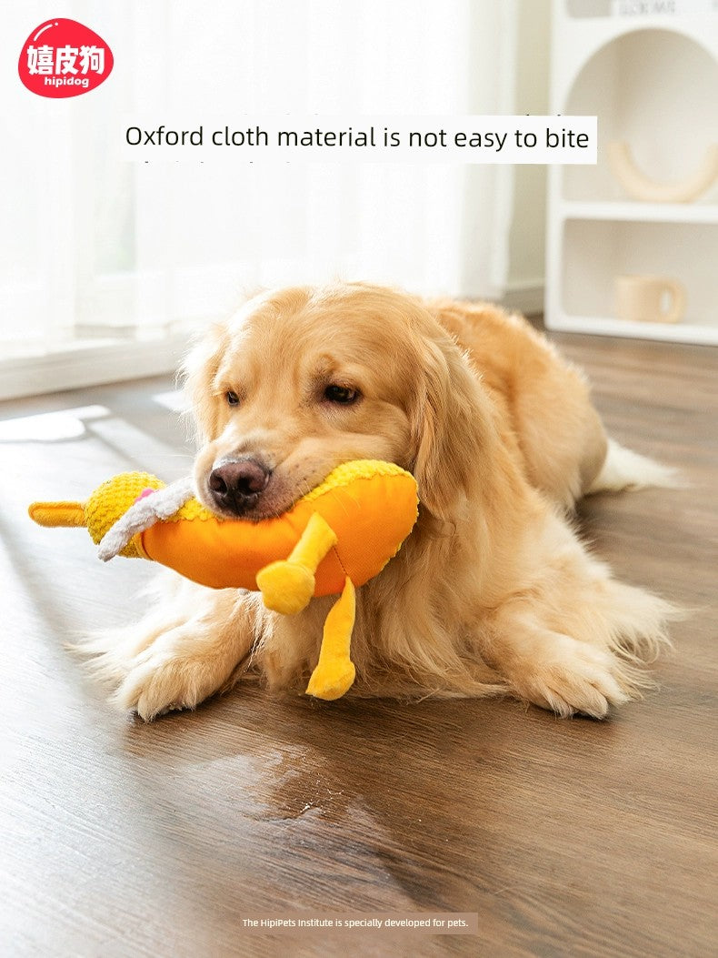 Dog Toy Molar Long Lasting Sound Relieving Stuffy Handy Gadget Medium Large Dog Pet Golden Retriever/Border Collie Corgi Self-Hi Supplies