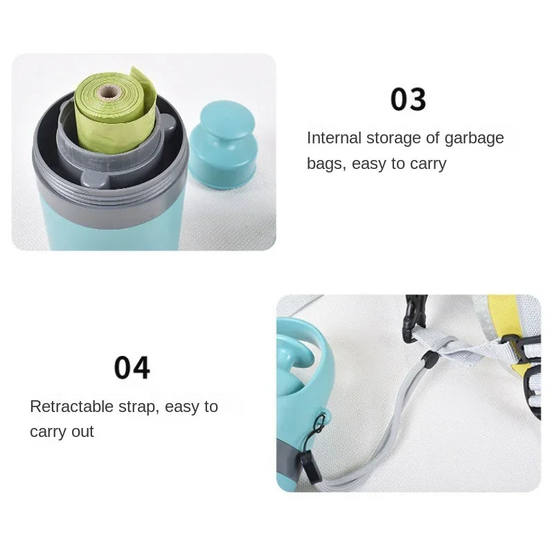 Pet Dog Poop Zero Waste Dog Pooper Bags Dispenser Pets Products For Dogs Litter Poop Pick Up Excreta Cleaner Litter Poop Bag