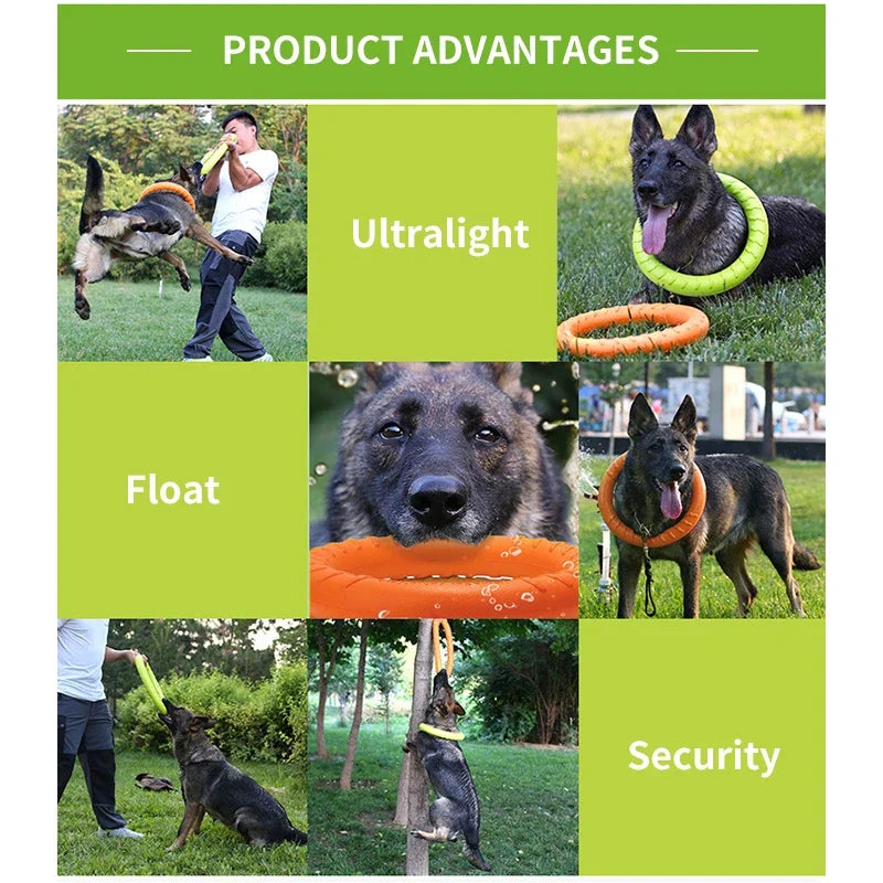 Dog Toy Training Ring Puller Puppy Flying Disk Chewing Toys Outdoor Interactive Toy Dog Game Playing Supplies Zabawki Dla Psa