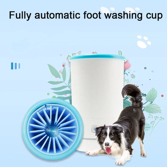 Cleaning Cup Quickly Wash USB Charging Low Noise Dog Cat Pet Foot Washer Paw Cleaner 3.7V Automatic Electric Portable 4W Home