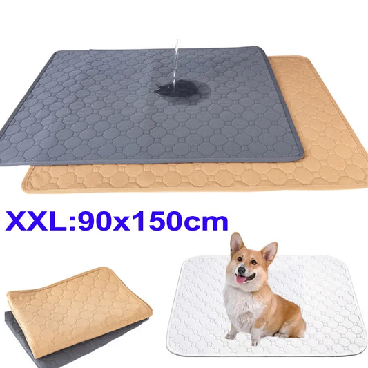 Washable Dog Pet Diaper Mat Waterproof Reusable Training Pad Urine Absorbent Environment Protect Diaper Mat Dog Car Seat Cover