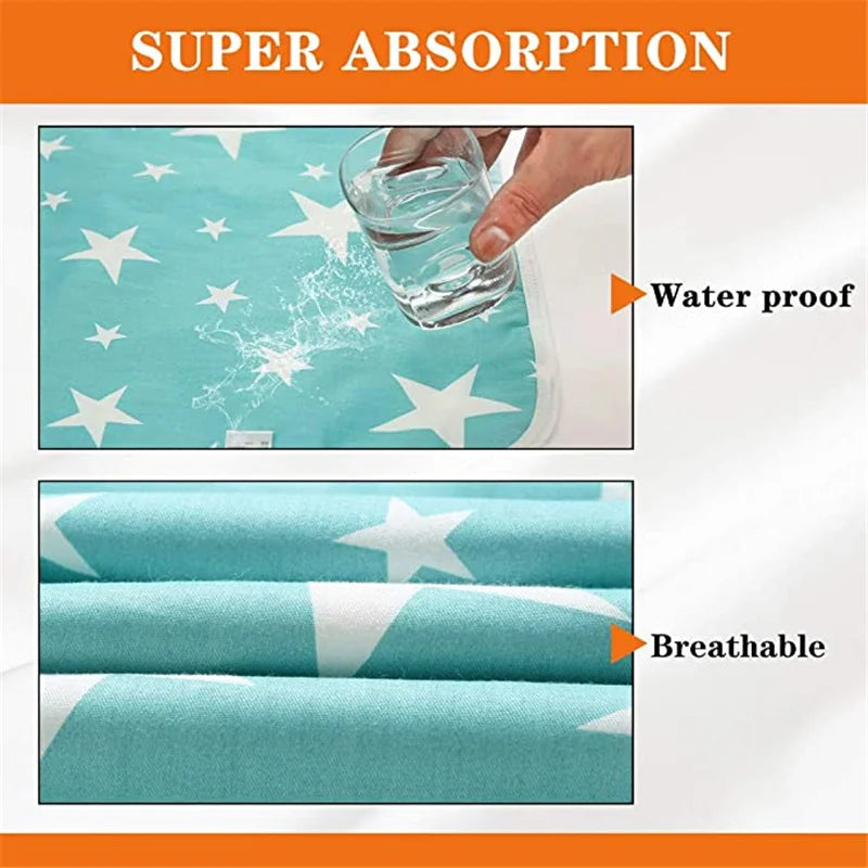 Washable Dog Puppy Training Pee Pads Reusable Large Super Absorbency Diaper Rabbit Wee Whelping Mat for Indoor Outdoor Travel