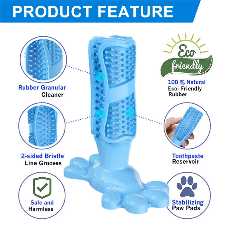 Dog Cactus Interactive Rubber Chew Toys For Small Large Dogs Tooth Cleaning Toothbrush For Small Large Dogs Treat Dispenser Pet