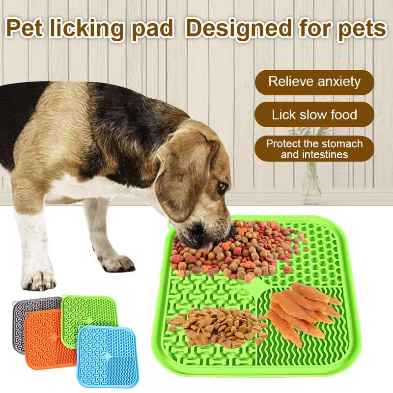 Cat Dog Slow Food Mat Pet Lick Silicone Mat Dog Feeder Supplies SuctioSPECIFICATIONSBrand Name: NoEnName_NullItem Type: Slow FeederOrigin: Mainland ChinaType: Dogscolour: Grey, orange, green, blueApplicable gift giving relationship: otShopDoggieworksShopDoggieworksCat Dog Slow Food Mat Pet Lick Silicone Mat Dog Feeder Supplies Suction Cup Slow Food Mat Dog Bathing Distraction